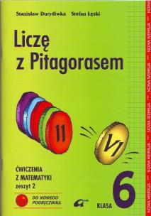 Okładka książki Mat. Liczę z Pitag. 6/2 ćw.NPP w.2014 ADAM