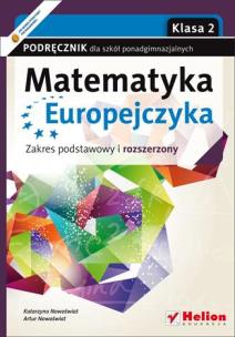 Okładka książki Matematyka Europejczyka LO 2 podr. ZPR Helion
