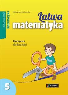 Okładka książki Matematyka SP 5 Łatwa matematyka KP WIKING