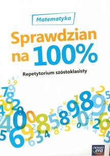 Okładka książki Matematyka Sprawdzian na 100 % Rep. szóstoklasisty
