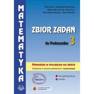 Okładka książki Matematyka w otacz LO 3 zb.zad. ZPR w.2014 PODKOWA