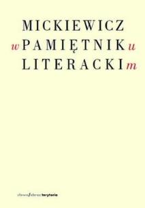 Okładka książki Mickiewicz w Pamiętniku Literackim