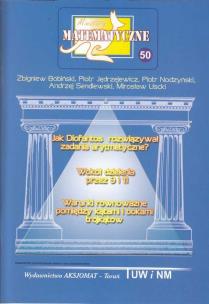 Okładka książki Miniatury matematyczne 50