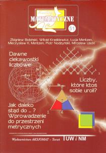 Okładka książki Miniatury matematyczne 51