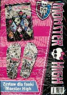 Okładka książki Monster High - Raj dla upiorów + klapki