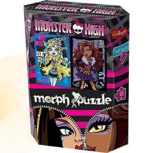 Opakowanie Morph Puzzle - Monster High - Ghoulia, Cleo..TREFL