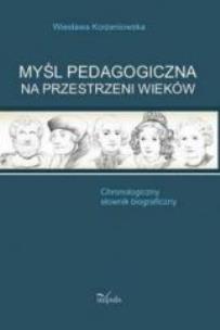 Okładka książki Myśl pedagogiczna na przestrzeni wieków