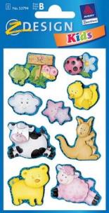 Opakowanie Naklejki collage zwierzęta