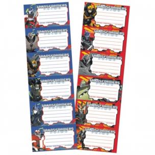 Opakowanie Naklejki na zeszyt Transformers 25szt