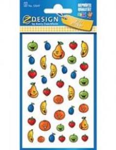 Opakowanie Naklejki papierowe - Owoce