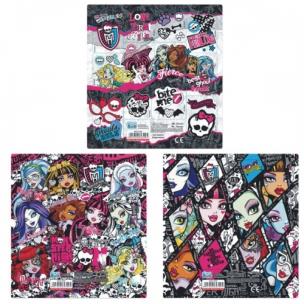 Opakowanie Naklejki Sticker BOO kwadrat Monster High 25szt