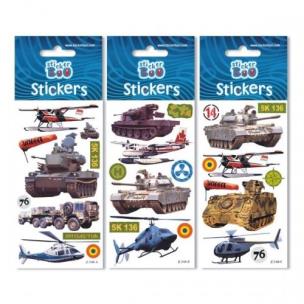 Opakowanie Naklejki Sticker BOO silver military