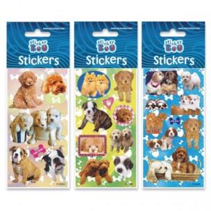 Opakowanie Naklejki Sticker BOO silver psy