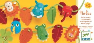 Opakowanie Nawlekanka drewniana 16cz., dżungla