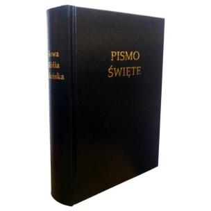 Opakowanie Nowa Biblia gdańska - oprawa twarda czarna