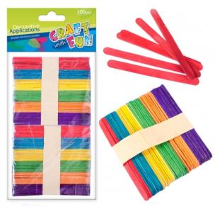 Opakowanie Ozdoba dekoracyjna drewniane patyczki kolor 100szt