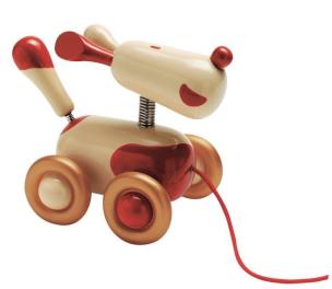 Opakowanie Piesek Carmel do ciągnięcia na sznurku