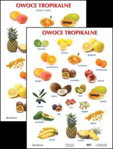 Okładka książki Plansza - Owoce tropikalne