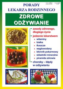 Okładka książki Porady lek. rodzinnego. Zdrowe odżywianie