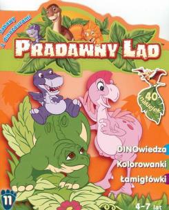 Okładka książki Pradawny Ląd 11 - Zabawy z dinozaurami
