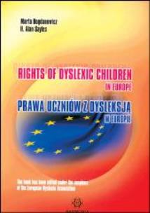 Okładka książki Prawa uczniów z dysleksją w Europie