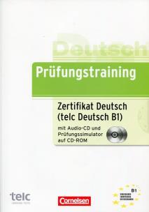 Opakowanie Prufungstraining DaF B1 Zertifikat Deutsch / telc Deutsch B1 Ubungsbuch mit CD und CD-ROM