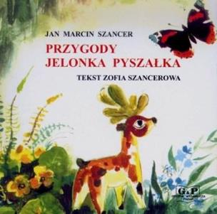 Okładka książki Przygody Jelonka Pyszałka harmonijka