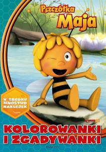 Okładka książki Pszczółka Maja. Kolorowanki i zgadywanki 2