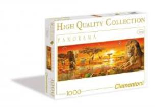 Opakowanie Puzzle 1000 HQ Panorama Sawanna