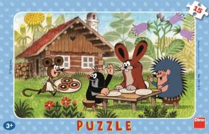 Opakowanie Puzzle 15 Krecik w odwiedzinach u przyjaciół DINO