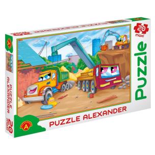 Opakowanie Puzzle 20 - MAXI Maszyny budowlane ALEX