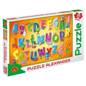 Opakowanie Puzzle 35 - MAXI Alfabet ALEX