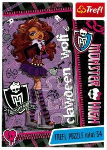 Opakowanie Puzzle 54 mini Monster High Clawdeen Wolf TREFL