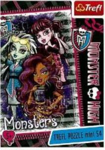 Opakowanie Puzzle 54 mini Monster High Monsters TREFL