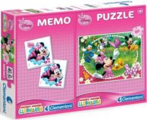 Opakowanie Puzzle 60+Memo Klub Przyjaciół Myszki Miki. Minnie