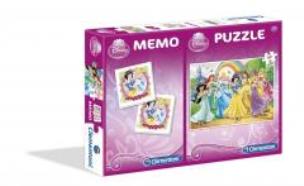 Opakowanie Puzzle 60+Memo Księżniczki
