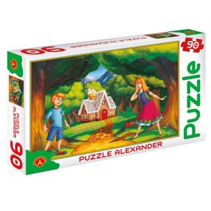 Opakowanie Puzzle 90 - Jaś i Małgosia ALEX