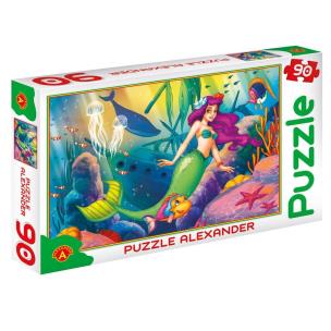 Okładka książki Puzzle 90 - Mała Syrenka ALEX
