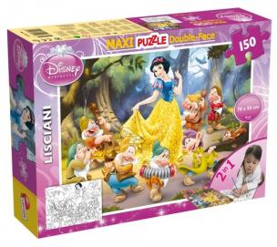 Opakowanie Puzzle dwustronne maxi Królewna Śnieżka 150