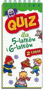 Okładka książki Quiz dla 5-latków i 6-latków cz. 2