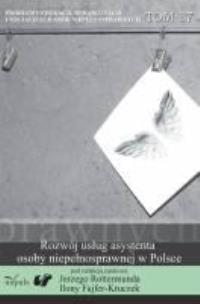 Okładka książki Rozwój usług asystenta osoby niepełnosprawnej