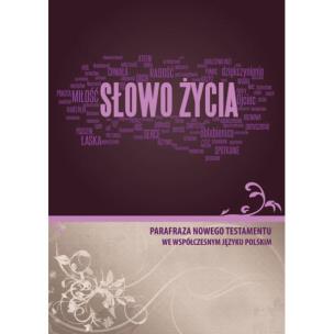 Okładka książki Słowo Życia - parafraza NT, okładka fiolet