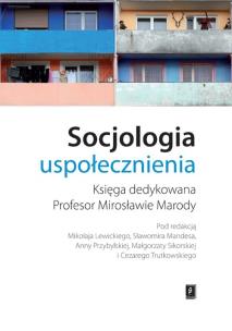 Okładka książki Socjologia uspołecznienia