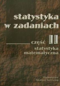 Okładka książki Statystyka w zadaniach cz.2 Statystyka matematyczn