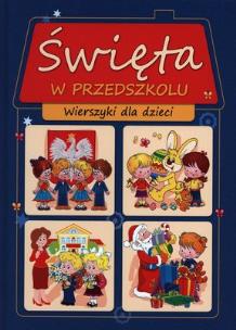 Okładka książki Święta w przedszkolu. Wierszyki dla dzieci