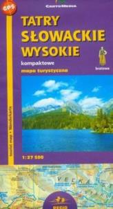 Opakowanie Tatry Słowackie Wysokie mapa turystyczna