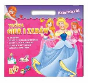 Okładka książki Teczka gier i zabaw. Księżniczki