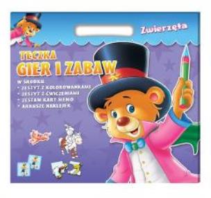 Okładka książki Teczka gier i zabaw. Zwierzęta
