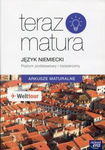 Okładka książki Teraz matura. J.niemiecki. Arkusze maturalne ZPiR