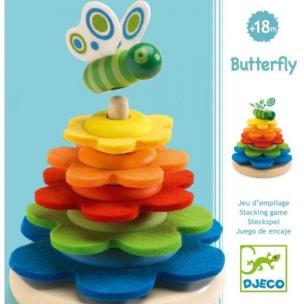 Opakowanie Wieża z filcowych kwiatków